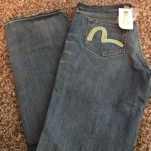 Wmns EVISU Puma Straight Fit Jeans 30x34